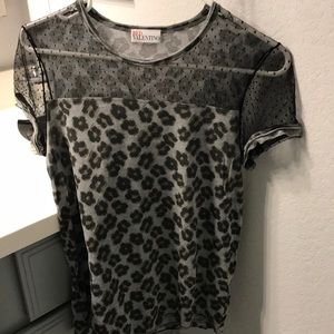 Red Valentino Animal Print T-shirt FIRM